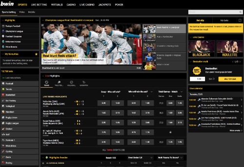 Bwin odds and betting online!